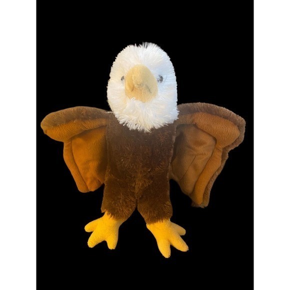 Conservation Critters Wild Life Artist Bald Eagle Soft 8” Plush Stuffed Bird‎ - Picture 1 of 6